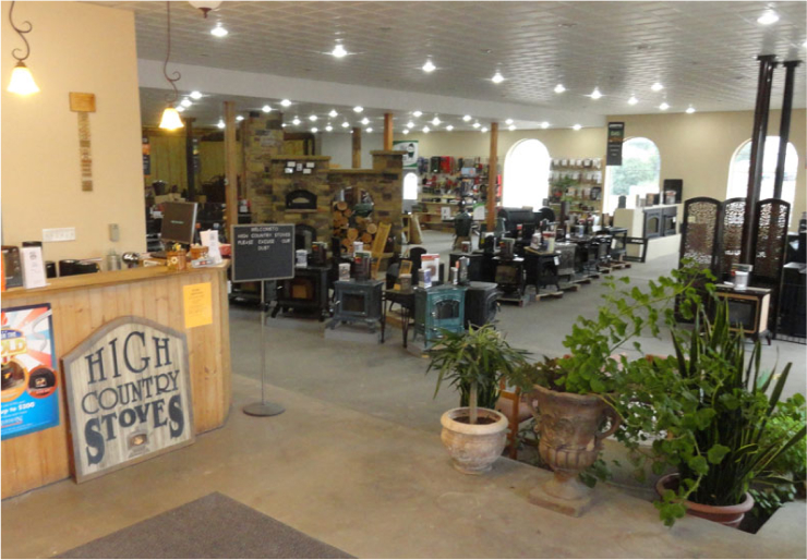 High Country Stoves Showroom