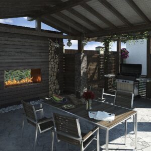 Fire Garden - 4024 Outdoor Linear Gas Fireplace