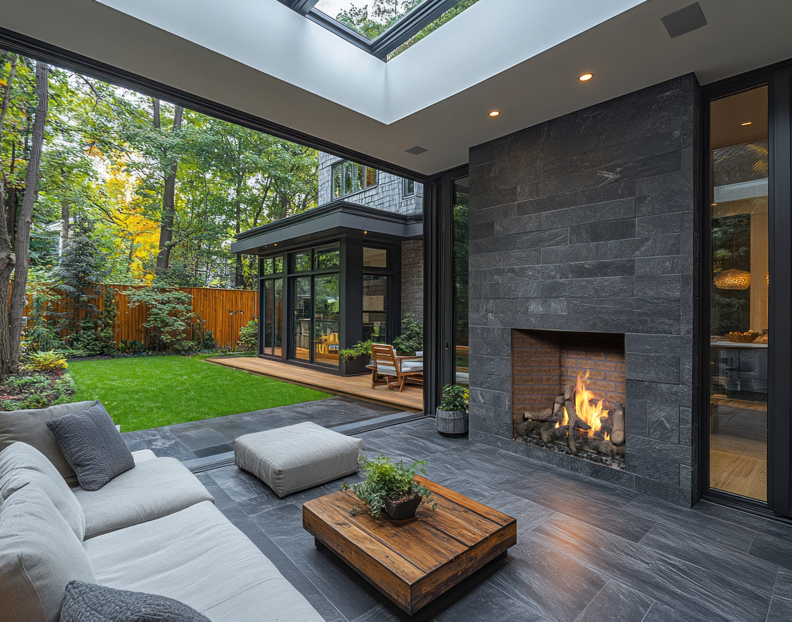 Fire Garden - 4035 Outdoor Traditional Gas Fireplace - Image 2